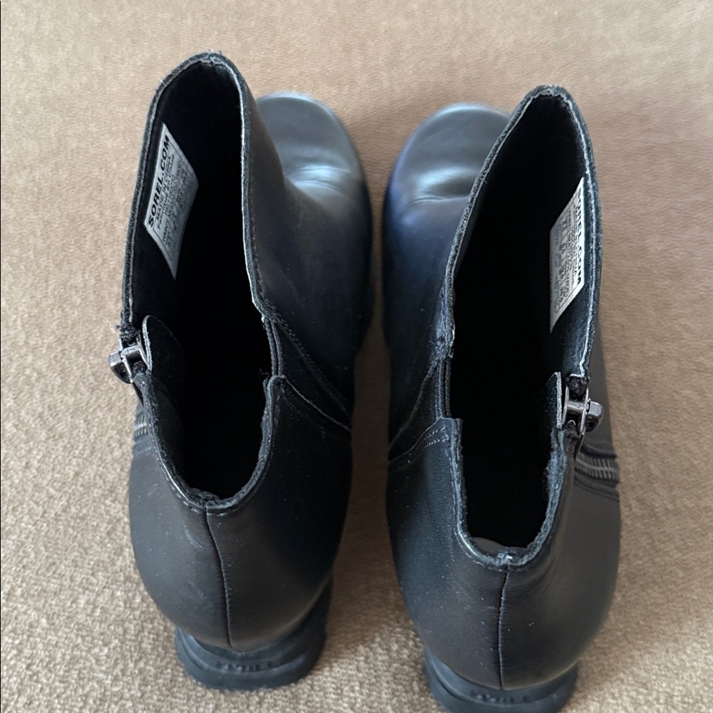 Sorel nk4372-010 Size 8.5 Wide Black Combat Snow Boots (TD) - Picture 8 of 8